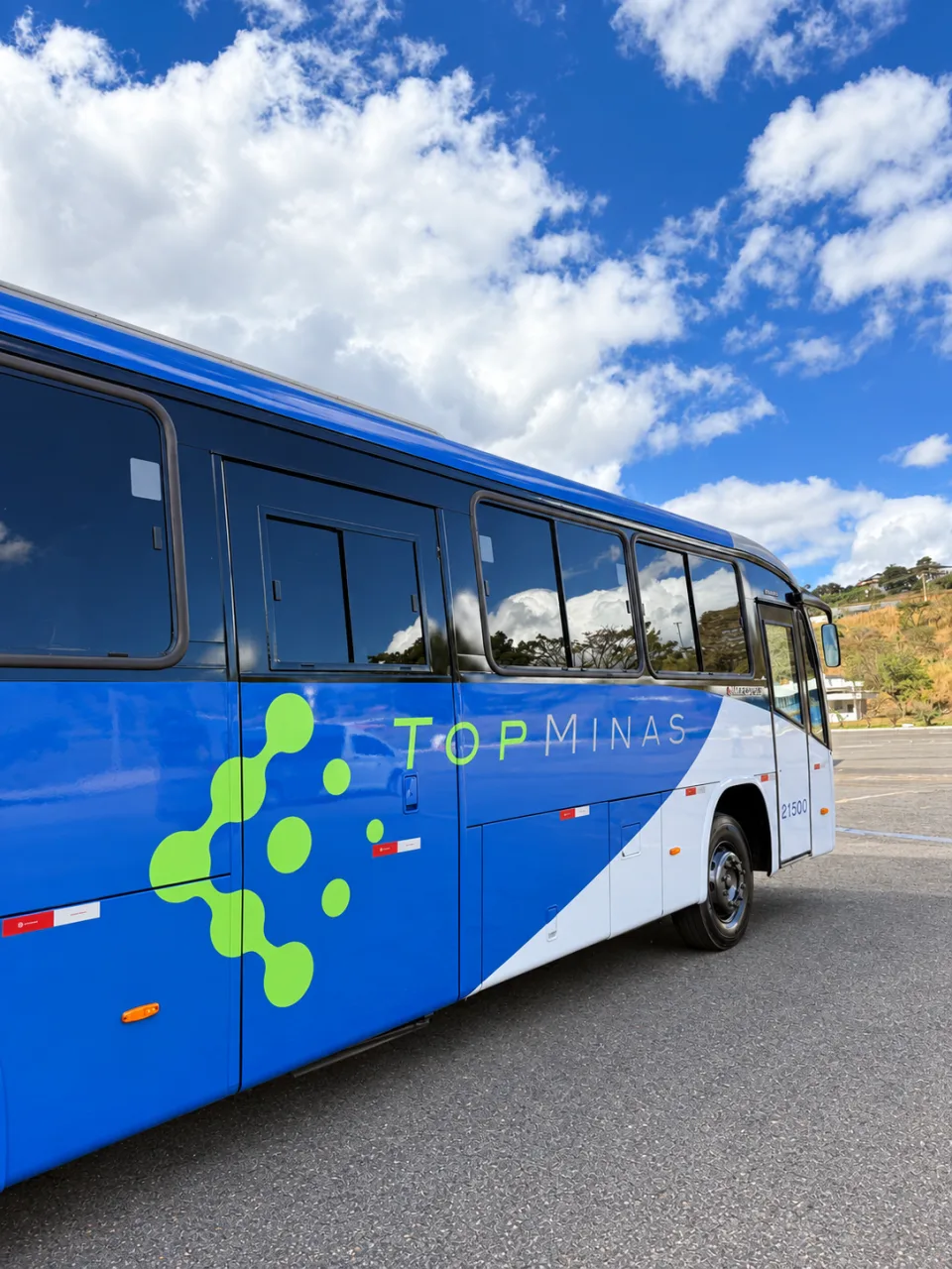 Detalhe Marca Top Minas Ônibus